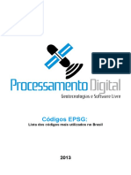 Lista Codigos EPSG BRASIL PDF