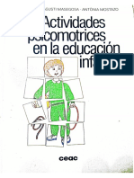 Actividades Psicomotrices en La Educación Infantil Josep Coral