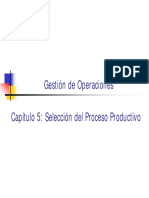 Seleccion Del Proceso Productivo