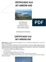 Certificado Vla Skyarrow