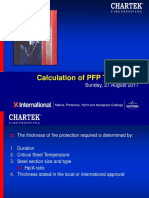 7.3 Calculation of PFP Thickness