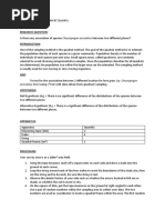 Lab Report Quadrat