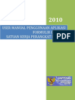 UserManual Formulir C-SKPD