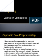 Capital Sources in Business Forms