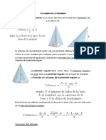 Volumen de La Pirámide