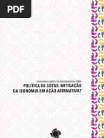 livro 2009 - politica cota mitigação isonomia em Ação Afirmativa