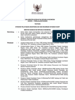KMK No. 779 TTG Standar Pelayanan Anestesiologi Dan Reanimasi Di Rumah Sakit PDF