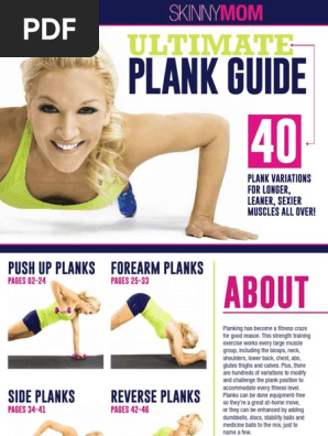 Final Ultimate Plank Guide 2013 PDF | PDF | Anatomical Terms Of Motion |  Foot