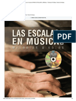 Las Escalas en Música en El Piano (PIANO & TECLADOS, Métodos, Técnicas & Práctica, Fabian Domingo)