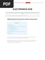 GSM Based Home Security Alarm