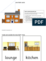 Inside and Outside The Home Flash Cards: How To Shrink The Print Size