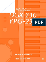 Yamaha DGX-230 - YPG-235