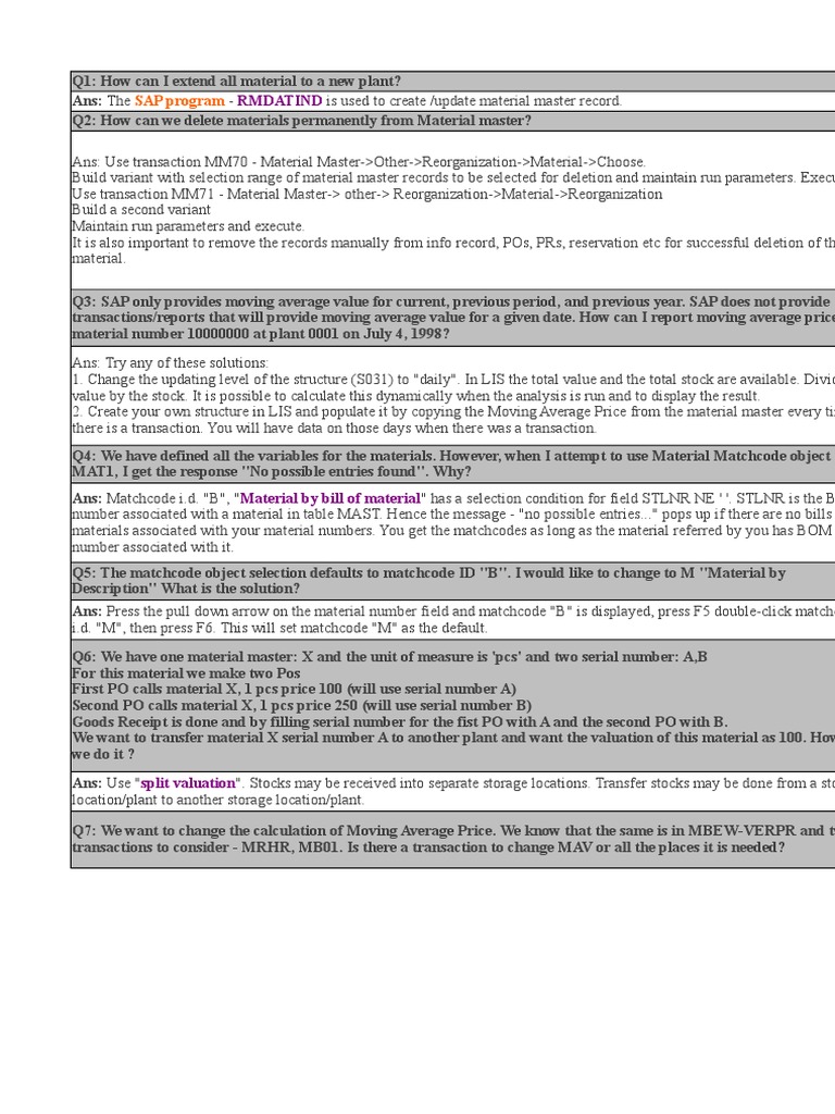 Sap Qus Xlsx Invoice Distribution Business