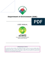 ESWIS External User Manual