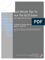 1last Minute Tips to Ace the Ielts Exam