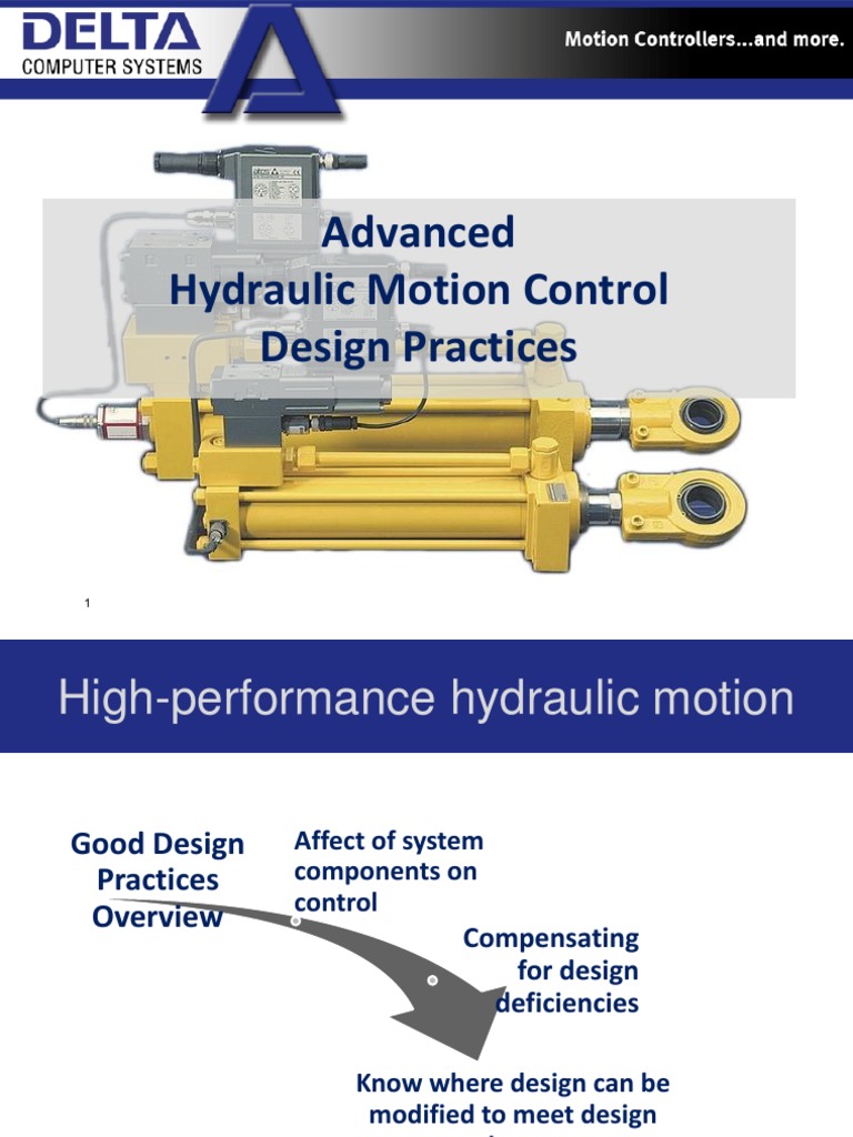 Advanced Hydraulic Motion Control Design Practices Control Theory