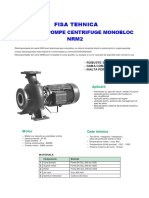 NRM - Electropompe Centrifuge Monoetajate