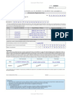 SBI Registration Form Sample