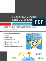 Cara Cepat Membuat Bahan Ajar Berbasis Web