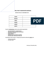 Format Jadwal Piket Kebersihan Bengkel