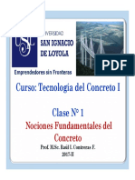 Clase 01 Nociones Fundamentales Del Concreto