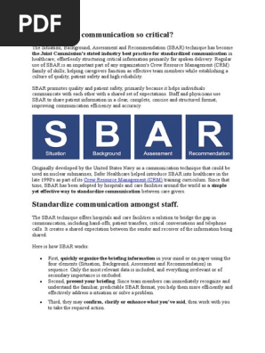 SBAR