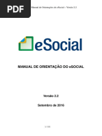 Manual de Orientação Do Esocial – Versão …