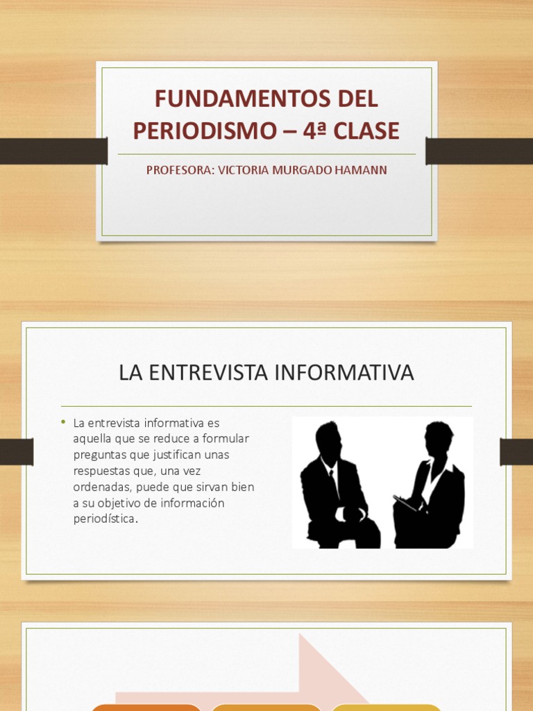 Características de la Entrevista Informativa | PDF | Crecimiento ...