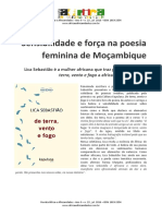 Sensibilidade e Força Na Poesia Feminina de Moçambique