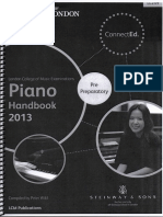 LCM Piano Handbook 2013 Pre Preparatory