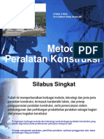 1 Metode Dan Peralatan Konstruksi