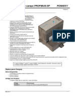 Cabeça de rede de campo PROFIBUS-DP PO5063V1