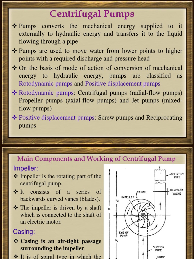 Centrifugal Pump Overview and Types | PDF | Pump | Liquids