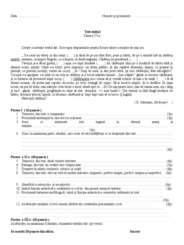 7 Test Initial Vi | PDF
