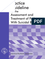 Practice Guideline For Suicidal Behavior PDF