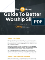 CMG The 21 Point Guide To Better Worship Slides