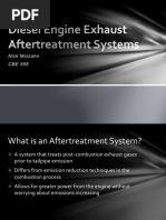 Diesel Engine Exhaust Aftertreatment Systems