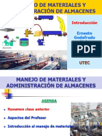 Manejo de Materiales Introducciã"n Utec-Egg 24 Enero 2014