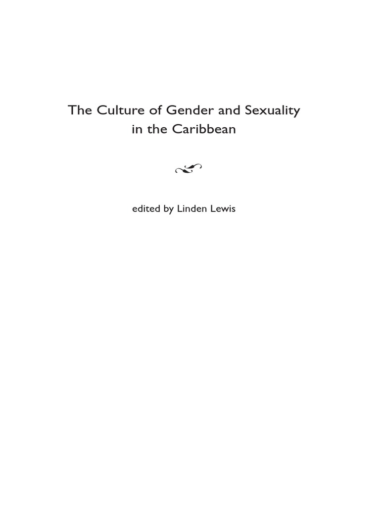Linden Lewis-The Culture of Gender and