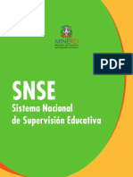 SNSE: Sistema Nacional de Supervisión Educativa