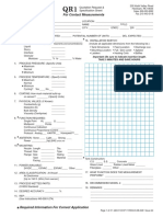 QR1 - Contact and Non-Contact Quotation and Specification Sheet