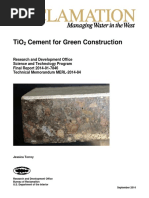 Tio2 Cement for Green Construction