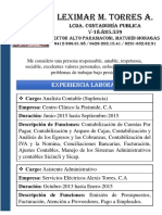Currculo Leximar PDF