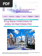 Cura e Ascensão - As 49 Raças Parceiras de Seres Extraterrestre