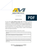 AMACORP Certificacion Diego