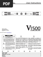 American Audio: User Instructions