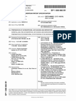 Preparation of Oxycodone, Oxymorphone & derrivativesEP1000065A1 PDF