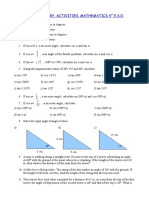 Trigonometry. Activities PDF