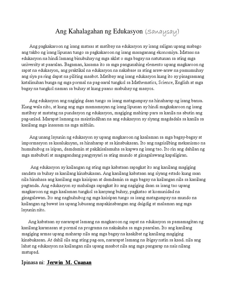 Sanaysay halimbawa tungkol sa pandemya image