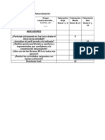 Anexo 1 Formato de Autoevaluación